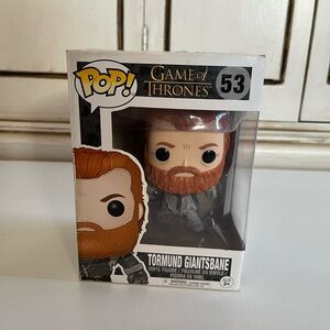 NIB Funk POP! Game of Thrones - Tormund Giantsbane Pop Figure-vinyl TV merch